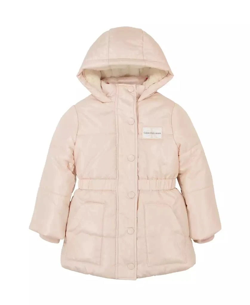 商品Calvin Klein|Baby Girl Parka Puffer Jacket,价格¥463,第1张图片