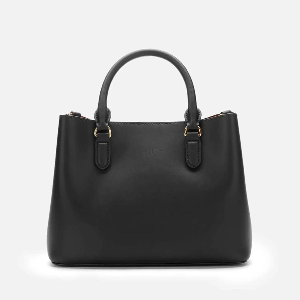 Lauren Ralph Lauren Women's Marcy II Mini Satchel - Black/Crimson商品第3张图片规格展示