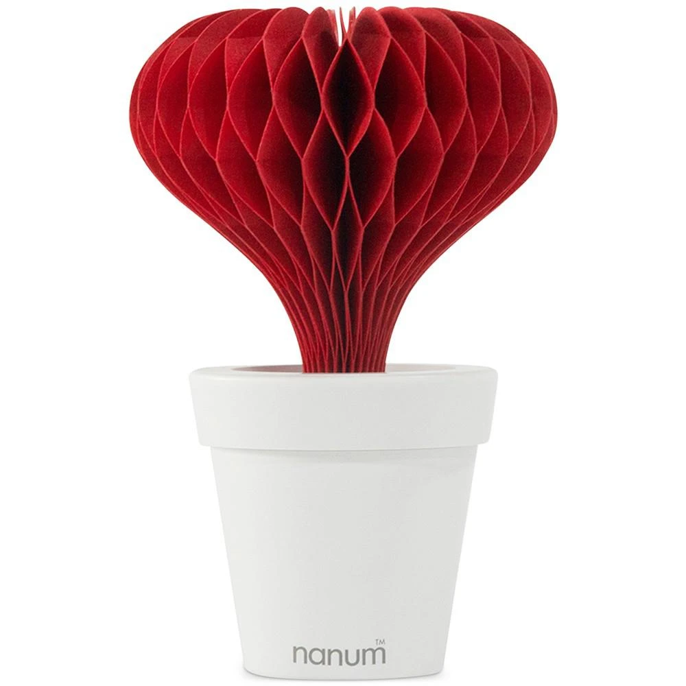 商品Hitrons Solutions|Natural Water Non-Electric Personal Heart Humidifier, Red,价格¥165,第1张图片
