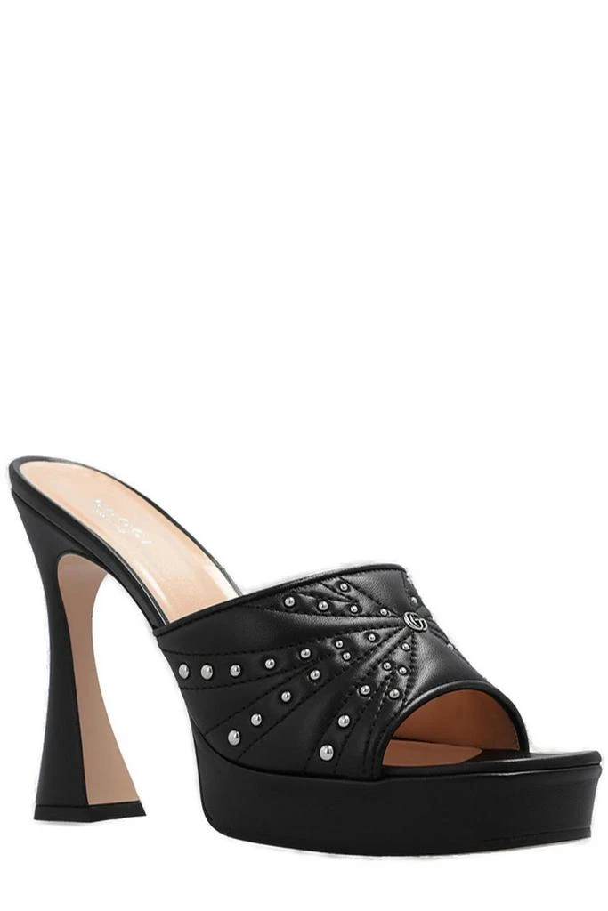 商品Gucci|Gucci Studs-Embellished Heeled Sandals,价格¥4794,第2张图片详细描述