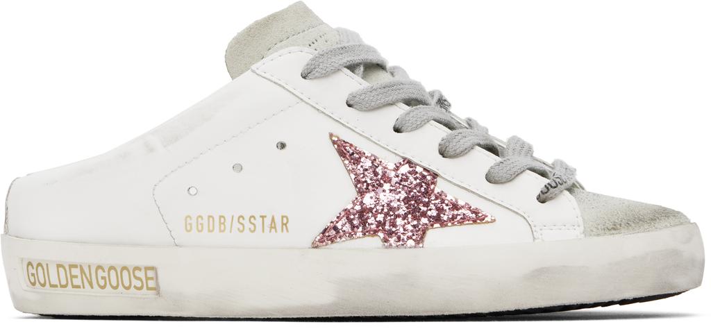 White & Gray Bio-based Super-Star Sabot Sneakers image 2