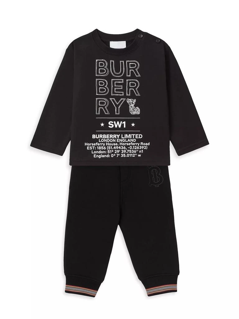 商品Burberry|Baby's &amp; Little Boy's Joel Logo Sketch Print Top,价格¥875,第2张图片详细描述