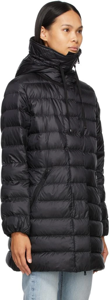 商品Moncler|Black Down Gnosia Mid-Length Coat,价格¥14400,第2张图片详细描述