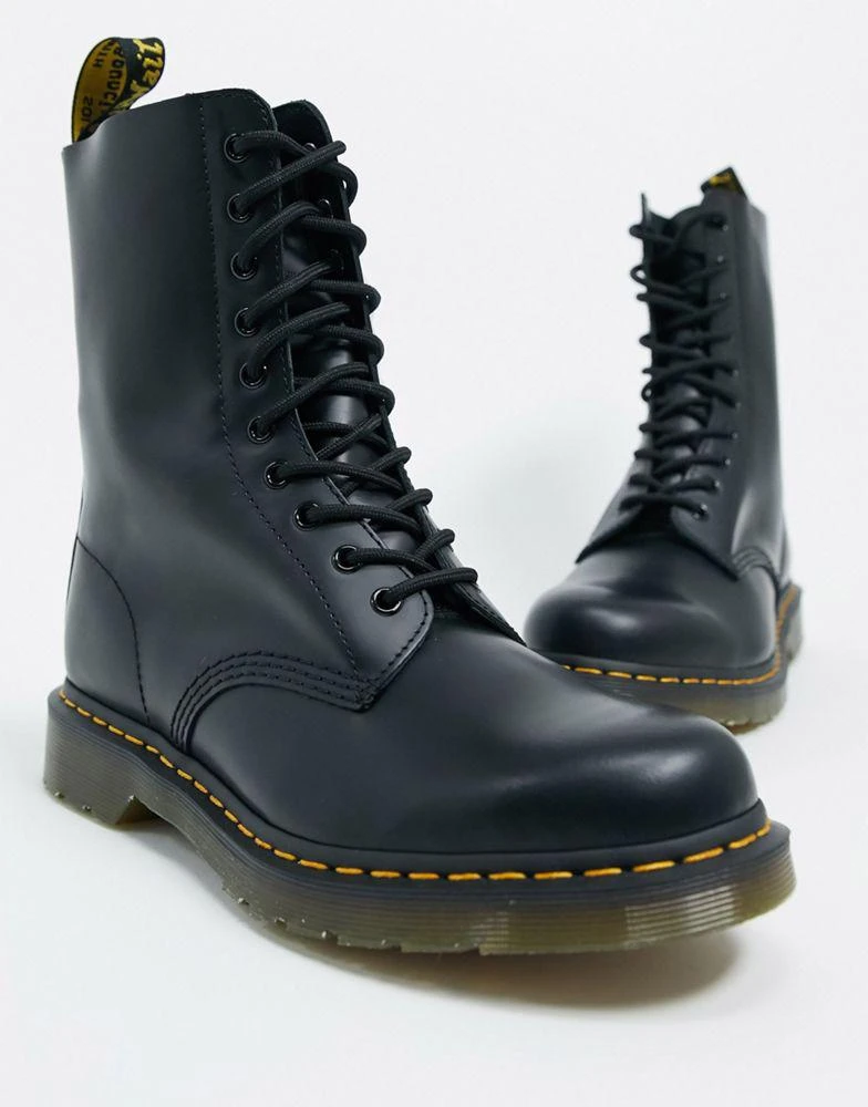 商品Dr. Martens|Dr Martens 1490 10-eye boots in black,价格¥1558,第4张图片详细描述