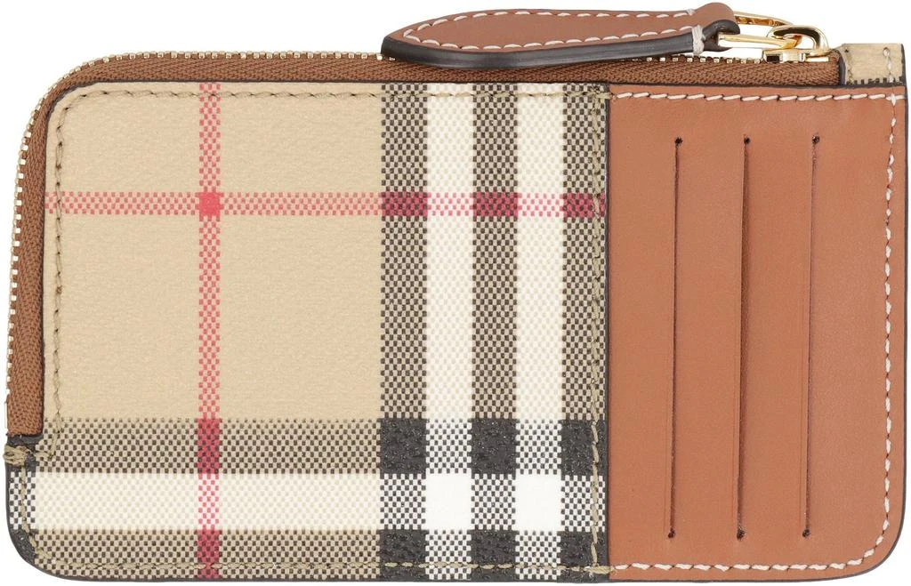 商品Burberry|Burberry Coated Canvas Card Holder,价格¥1828,第3张图片详细描述