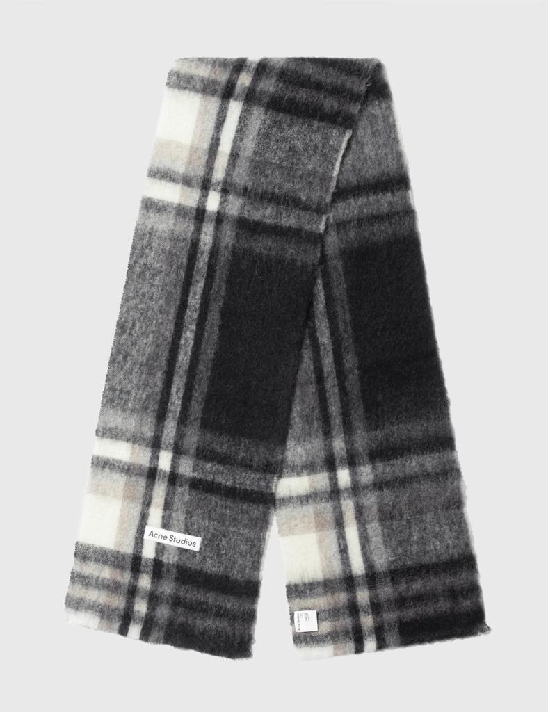 Checked Logo Scarf商品第2张图片规格展示