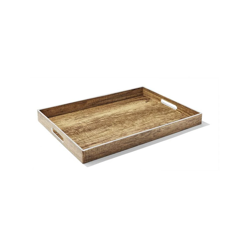 商品American Atelier|Poplar Finished with Rim Trays Set, 2 Piece,价格¥128,第4张图片详细描述