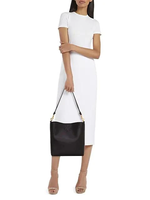 商品Tory Burch|托里·伯奇女士单肩包手提包日常休闲职业女包 McGraw Leather Hobo Bag,价格¥2997,第3张图片详细描述