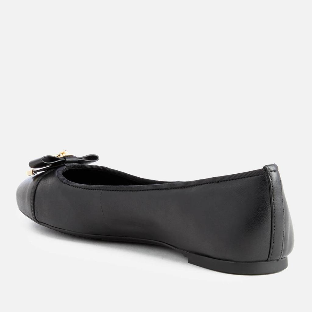 MICHAEL Michael Kors Women's Alice Leather Ballet Flats - Black商品第2张图片规格展示