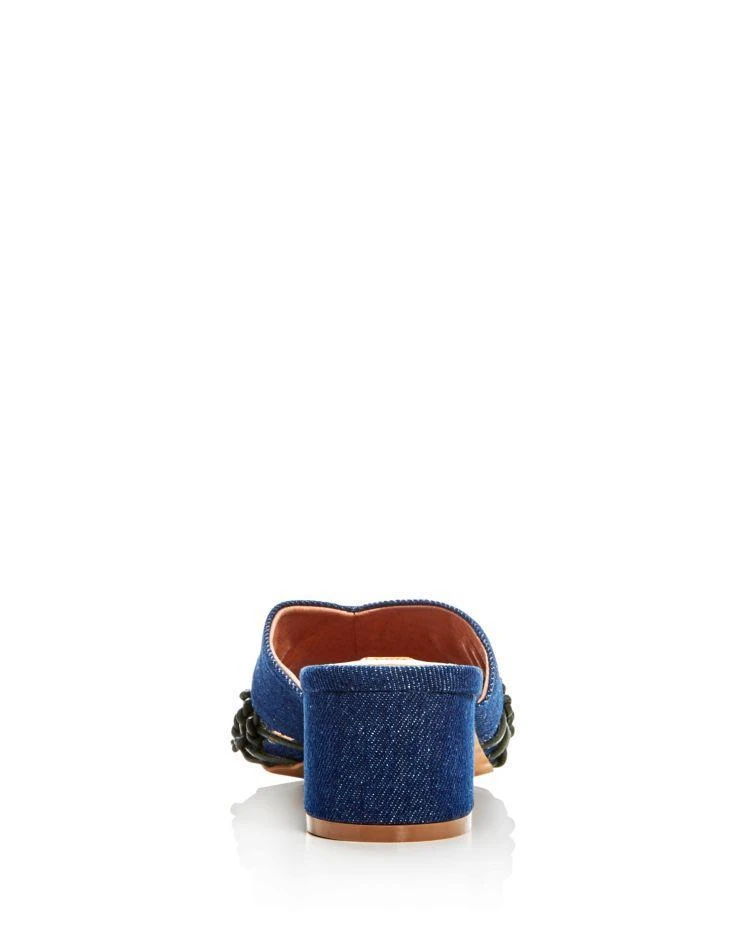 商品JAGGAR|JAGGAR Attain Denim Block Heel Slide Sandals,价格¥741,第4张图片详细描述