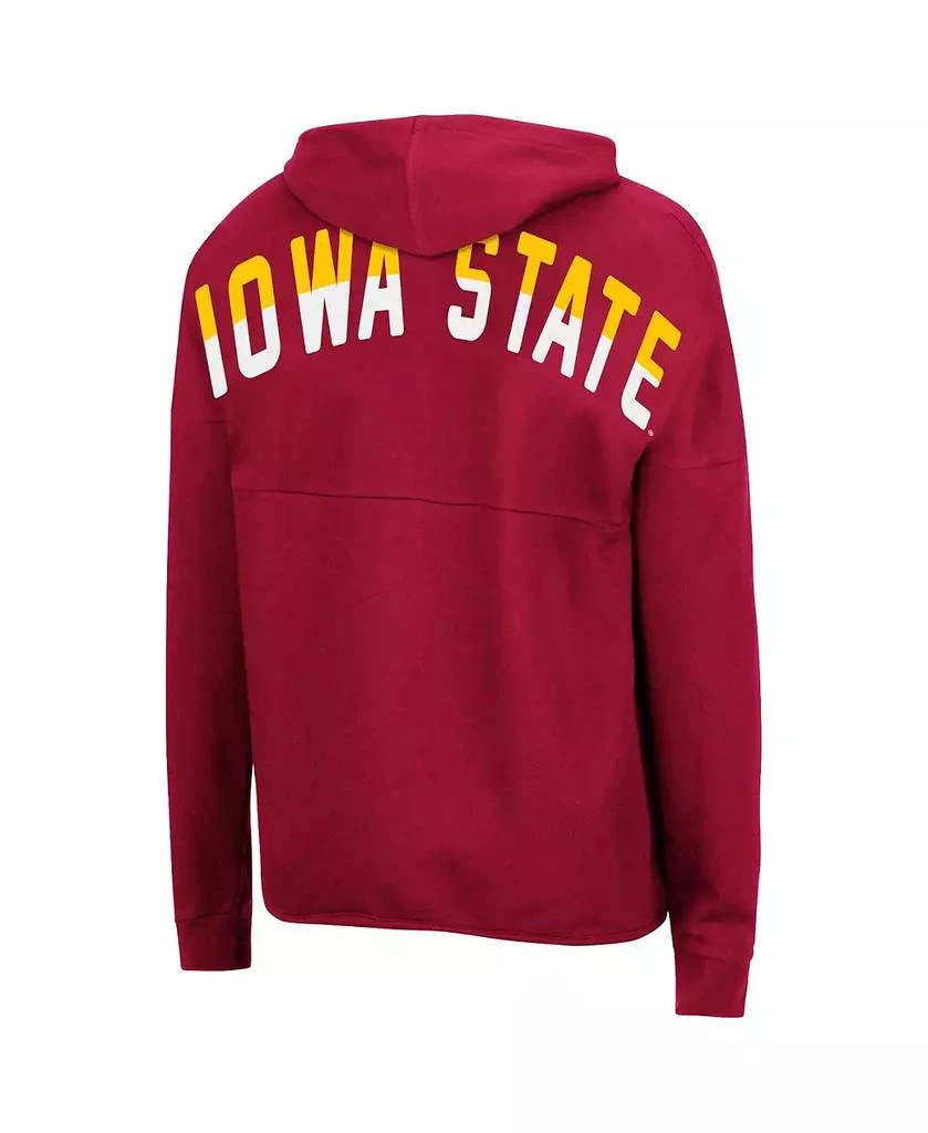 商品Colosseum|Women's Cardinal Iowa State Cyclones 2-Hit Full-Zip Hoodie,价格¥308,第3张图片详细描述