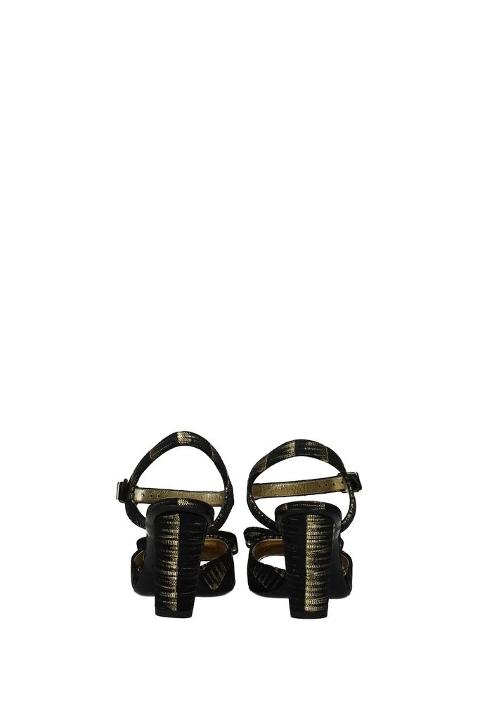 商品Salvatore Ferragamo|Sandals violet Suede Black Gold,价格¥2122,第5张图片详细描述