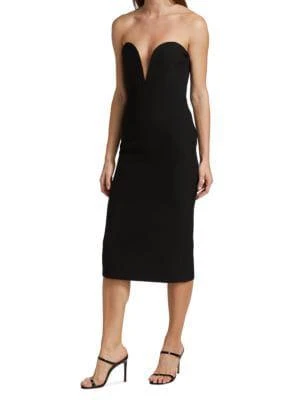 商品VERONICA BEARD|Colebrook Strapless Dress,价格¥2366,第1张图片