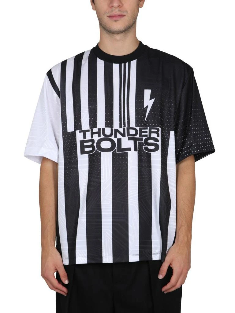 商品Neil Barrett|NEIL BARRETT SOCCER T-SHIRT,价格¥1343,第1张图片