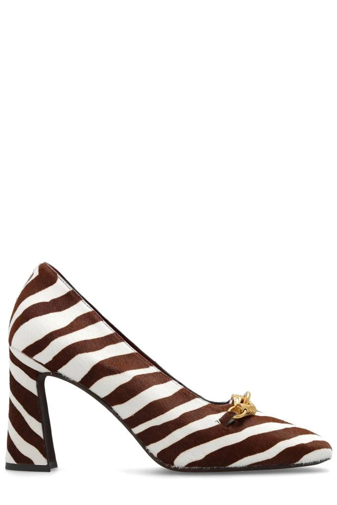 商品Tory Burch|Tory Burch Zebra-Print Square Toe Pumps,价格¥3163,第1张图片