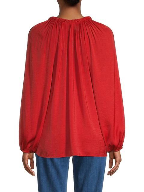 商品Kobi Halperin|Rosa Cotton & Silk Blouse,价格¥2666,第7张图片详细描述