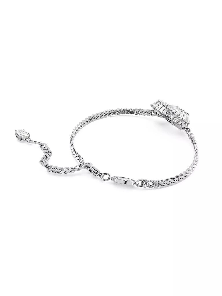 商品Swarovski|Matrix Rhodium-Plated & Crystal Heart Bracelet,价格¥993,第3张图片详细描述