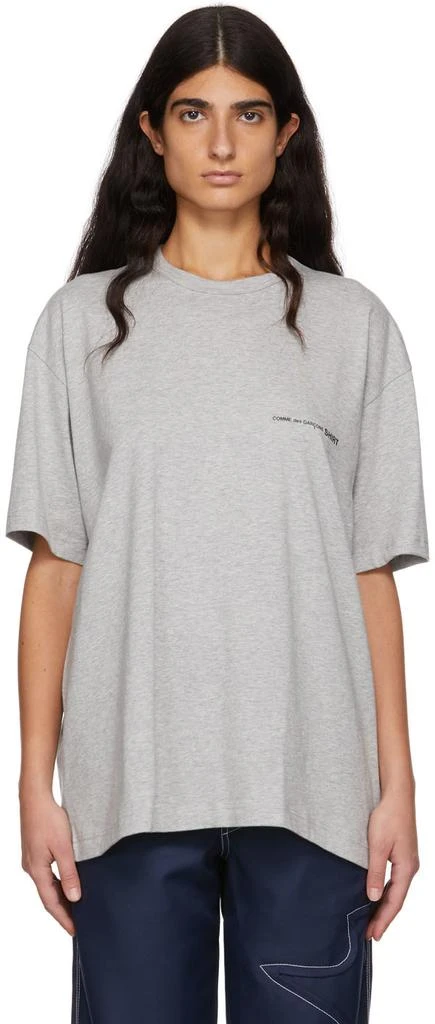 商品Comme des Garcons|Grey Logo T-Shirt,价格¥331,第1张图片