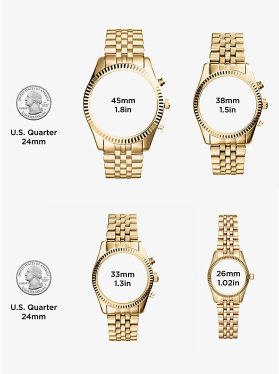 商品Michael Kors|Ritz Pavé Two-Tone Watch,价格¥2227,第3张图片详细描述