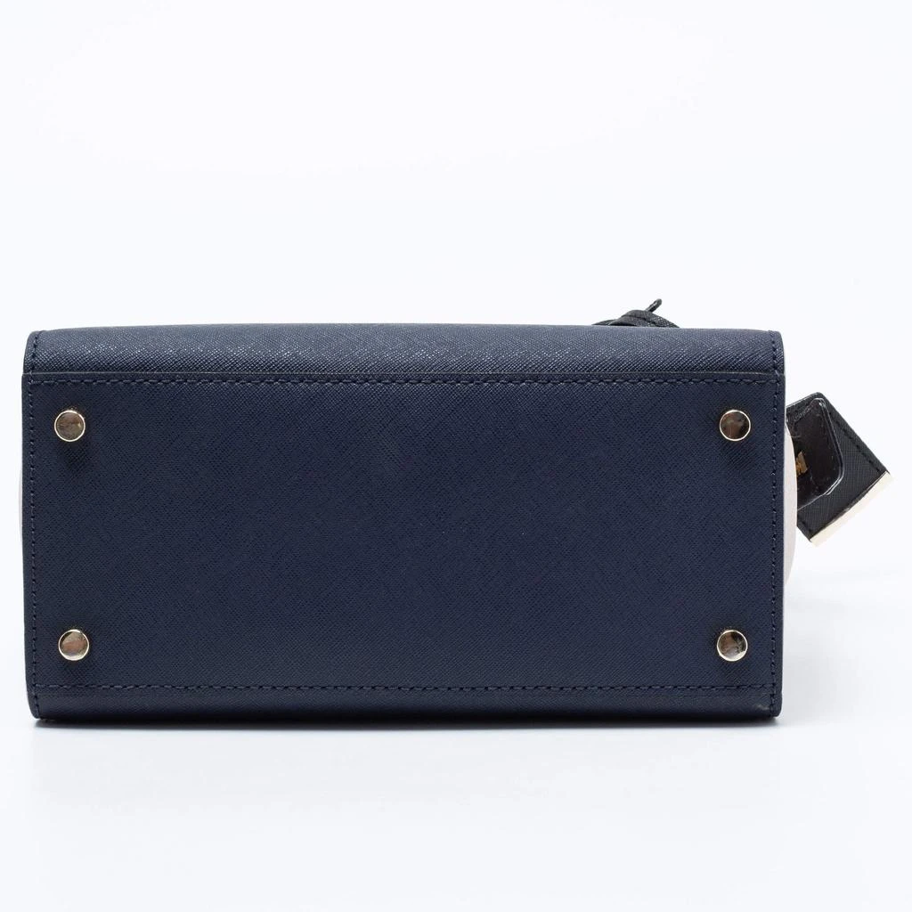 Kate Spade Navy Blue/Off White Saffiano Leather Cameron Street Colorblock Tote 商品