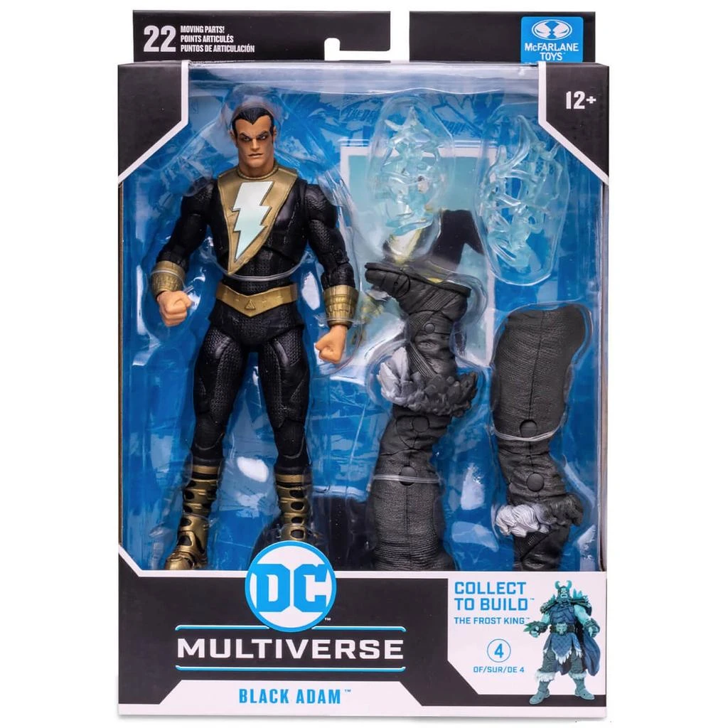 商品McFarlane Toys|McFarlane DC Multiverse Build-A-Figure 7" Action Figure - Black Adam (Endless Winter),价格¥152,第4张图片详细描述