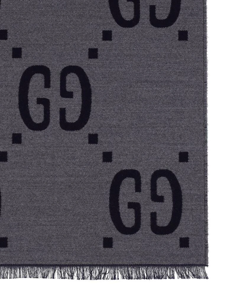商品Gucci|Freedom Gg Wool & Silk Scarf,价格¥4244,第3张图片详细描述