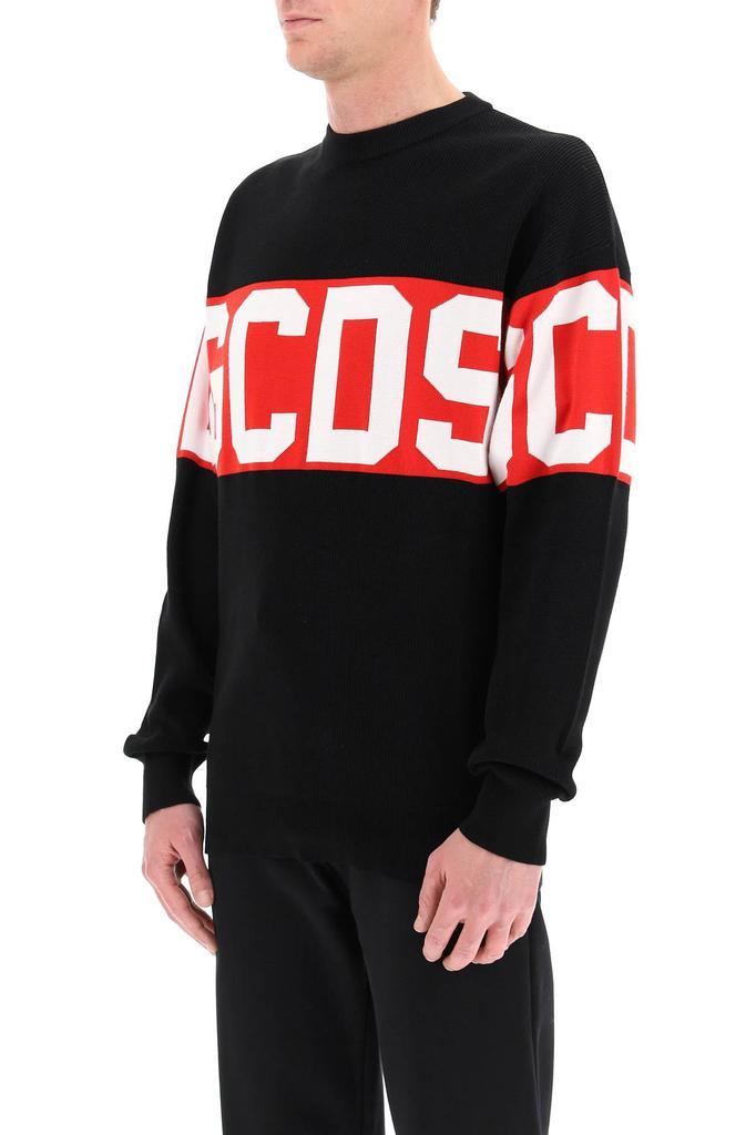 商品GCDS|Gcds logo intarsia sweater,价格¥1480,第6张图片详细描述