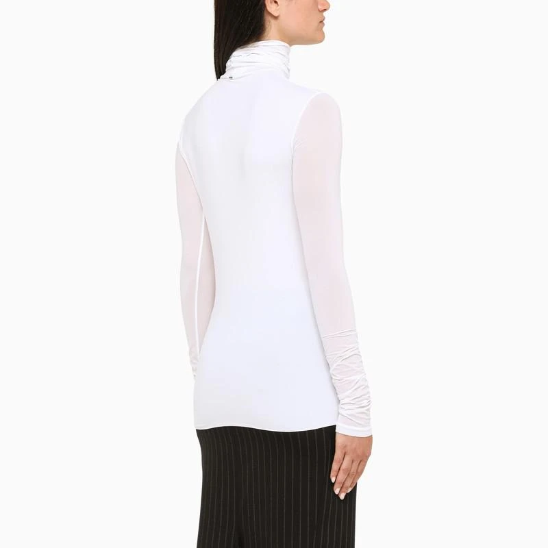 商品Max Mara|White turtleneck sweater in jersey,价格¥751,第3张图片详细描述