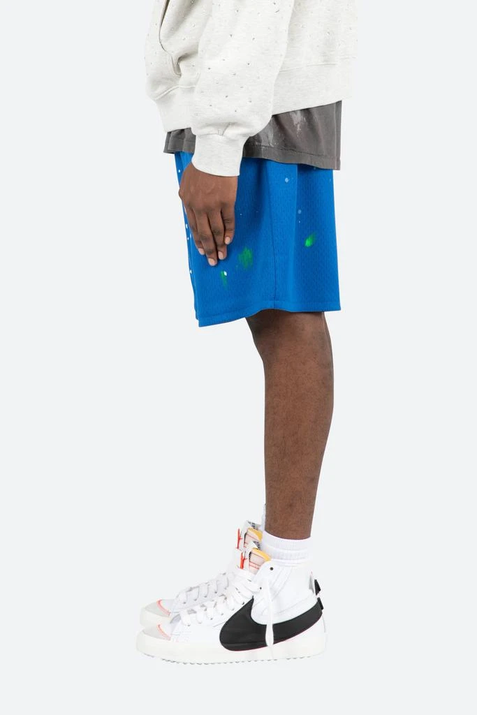 商品MNML|Painter Mesh Shorts - Blue,价格¥136,第4张图片详细描述