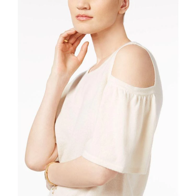 商品Charter Club|Cashmere Cold-Shoulder Sweater, Created for Macy's,价格¥298,第3张图片详细描述