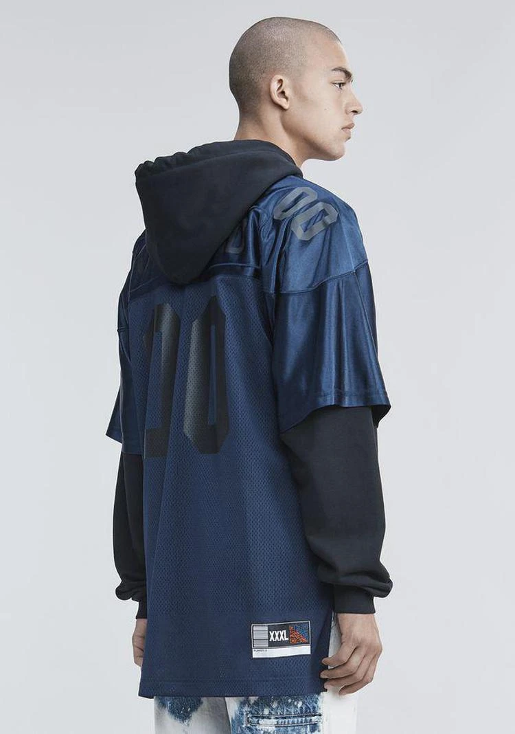 商品Alexander Wang|FOOTBALL HYBRID HOODIE,价格¥2064,第3张图片详细描述