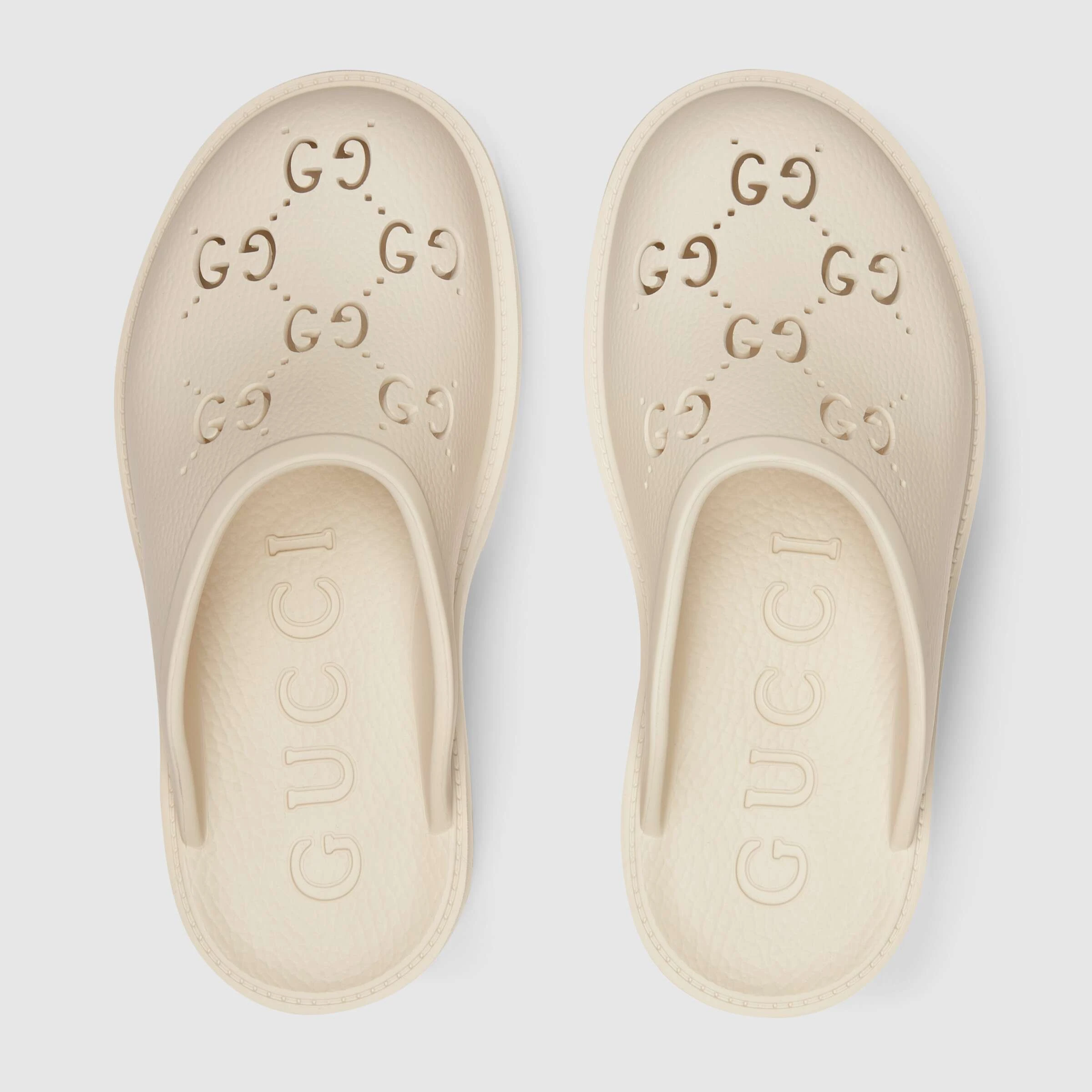 商品【商品预售7天】 Gucci|Gucci 女士凉鞋 663577JFB009022 白色,价格¥3380,第4张图片详细描述