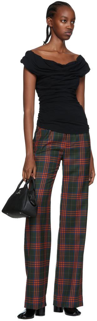 商品Vivienne Westwood|Black Small Yasmine Top Handle Bag,价格¥3082,第7张图片详细描述