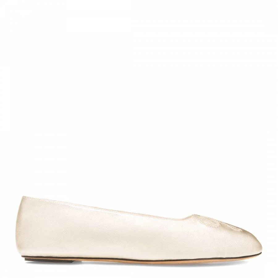 商品Bally|NEW Bally Ballyrina Ladies Champagne Leather Flats,价格¥1209,第2张图片详细描述