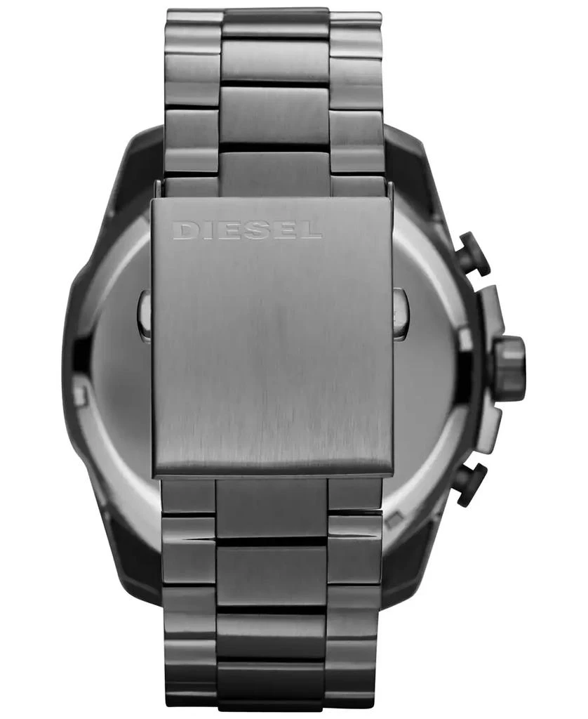商品Diesel|Men's Chronograph Gunmetal Ion-Plated Stainless Steel Bracelet Watch 51mm DZ4282,价格¥2040,第3张图片详细描述