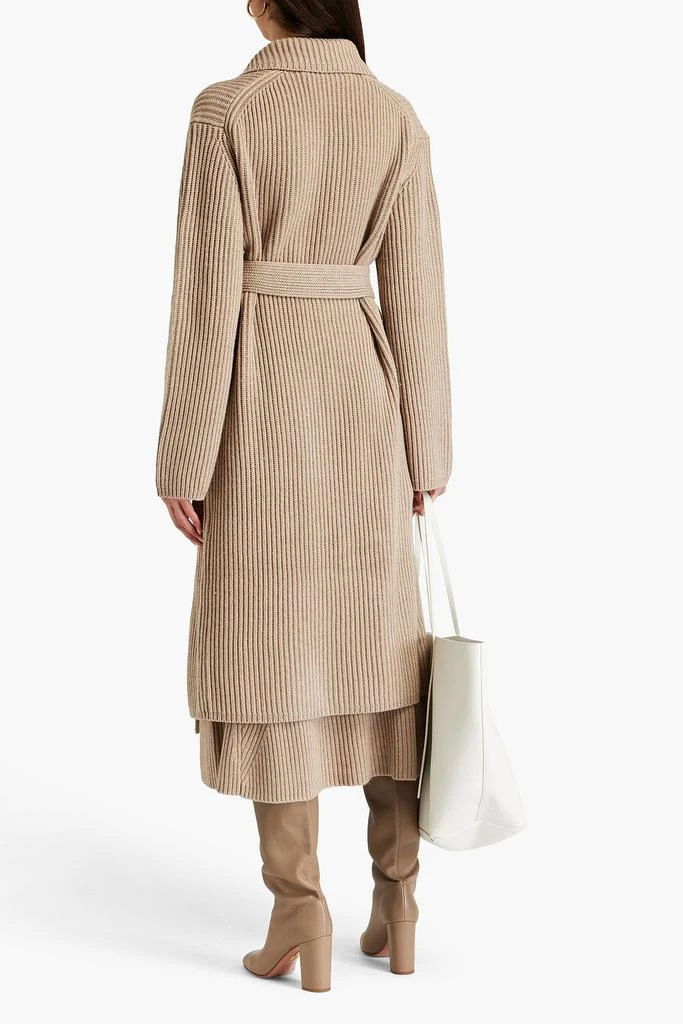 商品Joseph|Ribbed cotton, wool and cashmere-blend coat,价格¥3134-¥3532,第3张图片详细描述