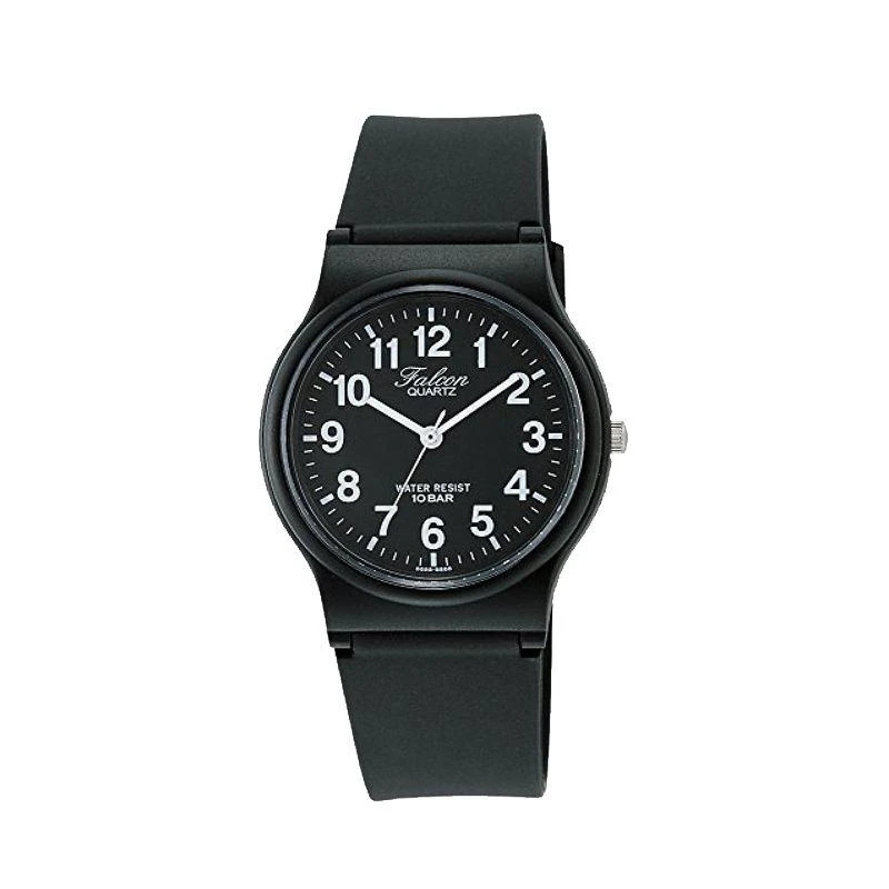 商品Citizen|日本直邮CITIZEN Q&Q西铁城手表防水聚氨酯皮带VP46-854黑色,价格¥238,第1张图片