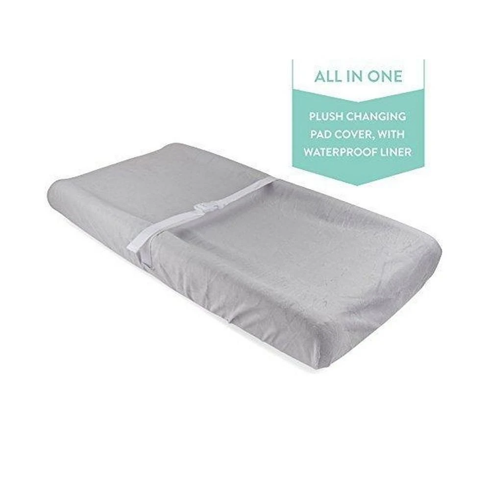 商品Ely's & Co.|Water Resistant Plush Velvet Change Pad Cover,价格¥127,第1张图片