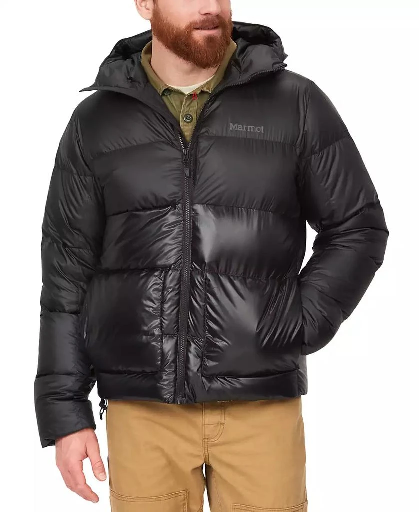 商品Marmot|Men's Guides Quilted Full-Zip Hooded Down Jacket,价格¥1457,第1张图片