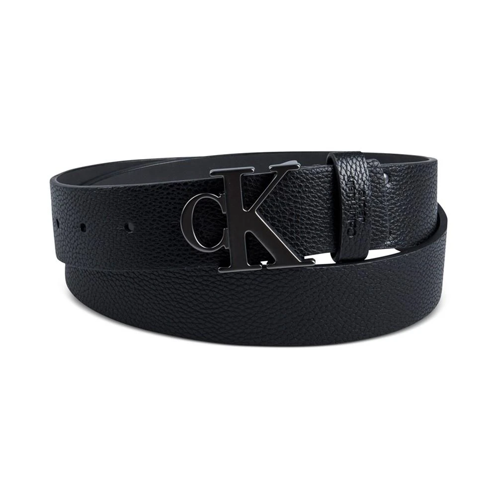 商品Calvin Klein|Men's Logo Plaque Buckle Fashion Jean Belt,价格¥271-¥387,第1张图片