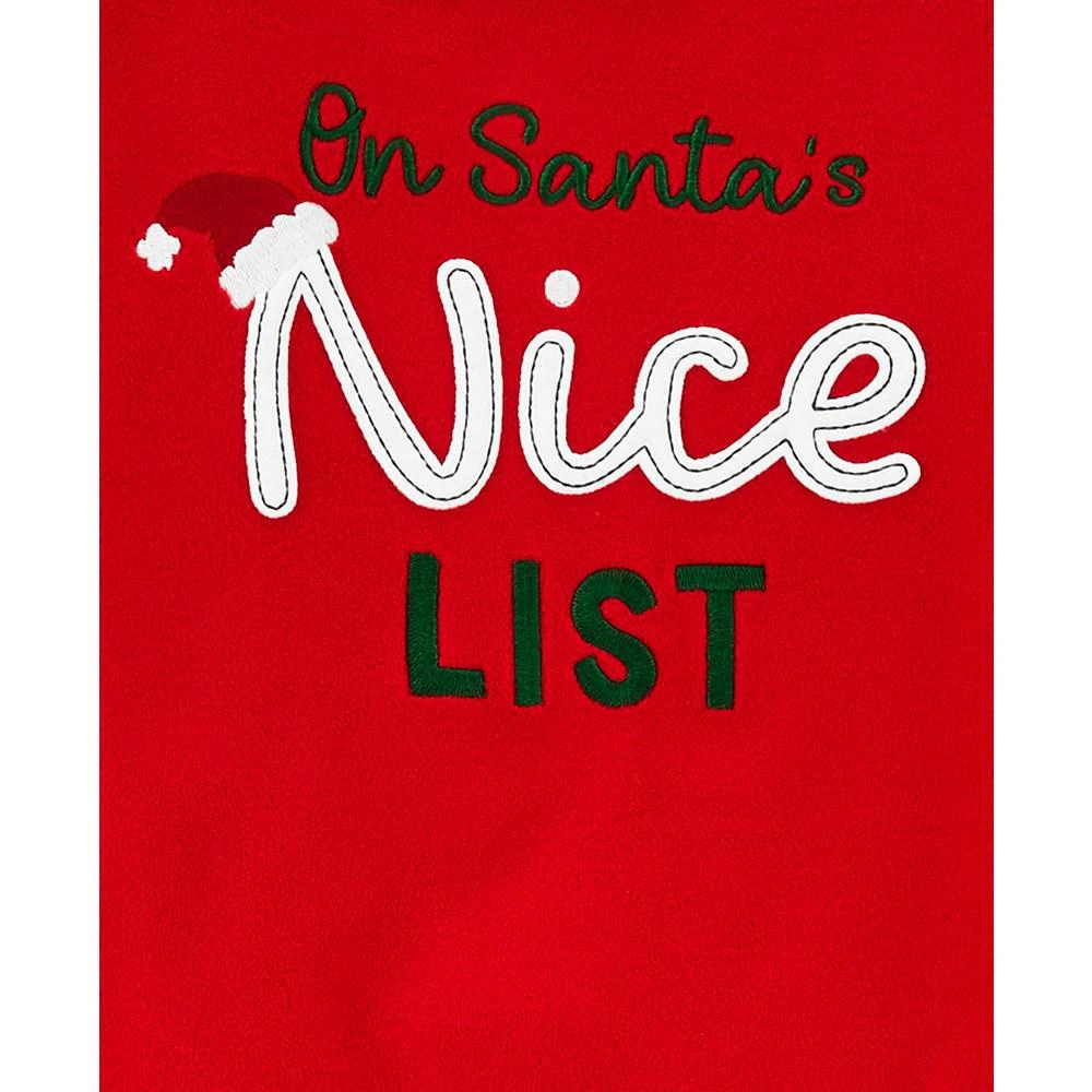 商品Carter's|Big Kids 2-Pc. Santa Cookies Fleece Pajama Set,价格¥96,第3张图片详细描述