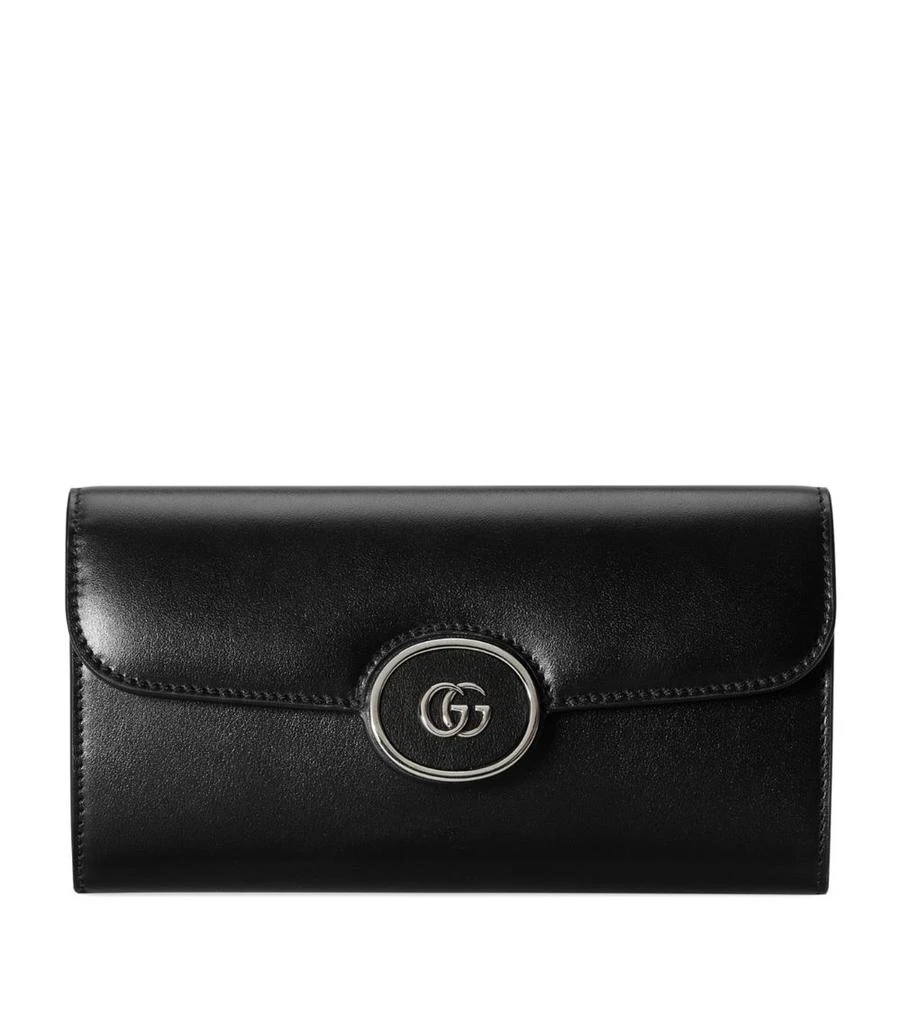 商品Gucci|Leather GG Continental Wallet,价格¥6963,第1张图片