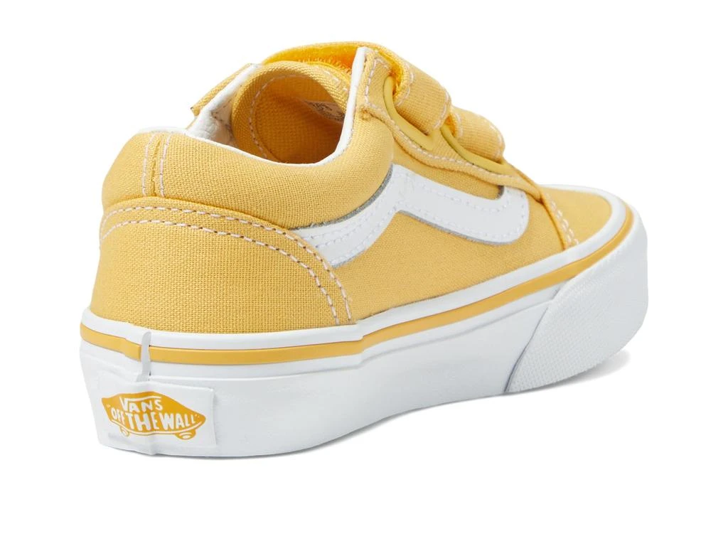 商品Vans|Vans Kids Old Skool V Hook & Loop Flower Sneaker (Little Kid),价格¥412,第5张图片详细描述