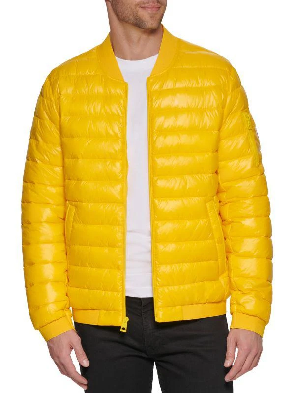 商品GUESS|Quilted Puffer Jacket,价格¥676,第4张图片详细描述