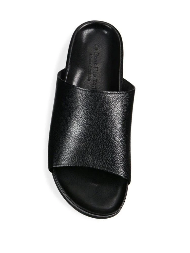 商品To Boot New York|Whitman Leather Slide Sandals,价格¥703,第4张图片详细描述