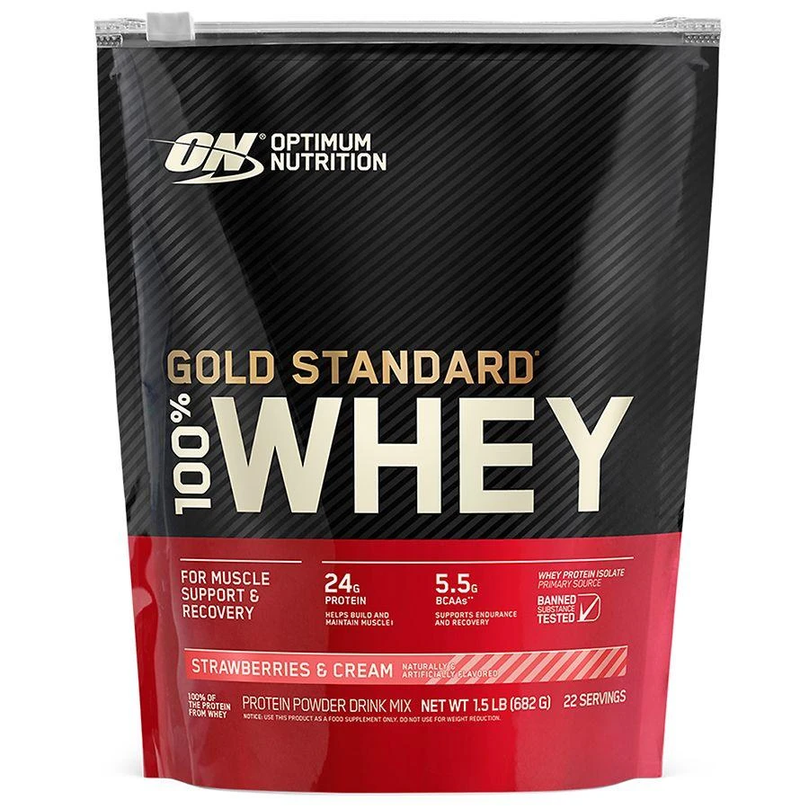 商品Optimum Nutrition|Gold Standard 100% Whey Strawberries & Cream,价格¥242,第1张图片