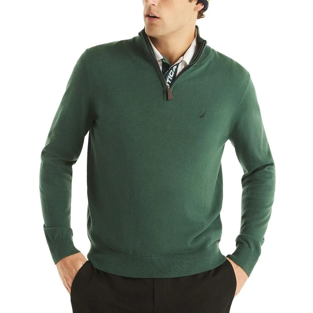 商品Nautica|Nautica Mens Logo Knit Pullover Sweater,价格¥244,第1张图片详细描述