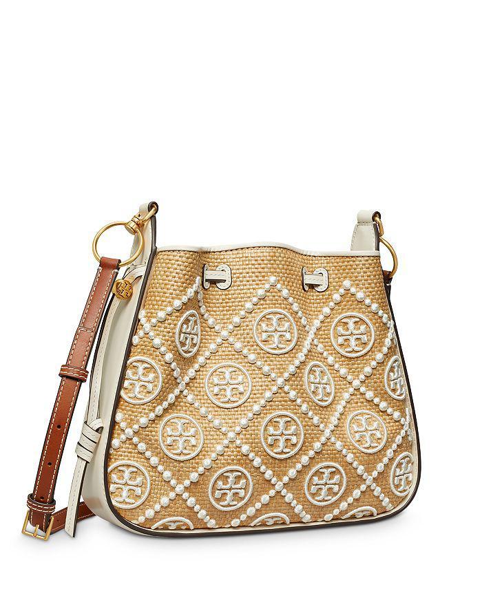 商品Tory Burch|T Monogram Jacquard Bell Bag,价格¥4028,第5张图片详细描述