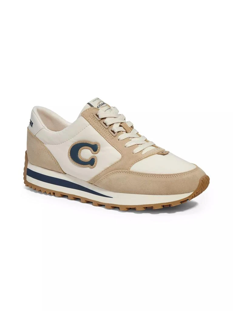 商品Coach|Women's Runner Leather Low-Top Sneakers,价格¥1027,第2张图片详细描述