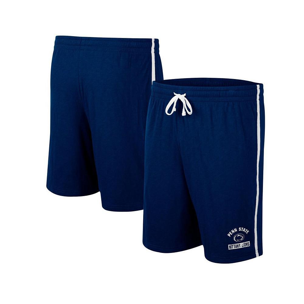 商品Colosseum|Men's Navy Penn State Nittany Lions Thunder Slub Shorts,价格¥201,第1张图片